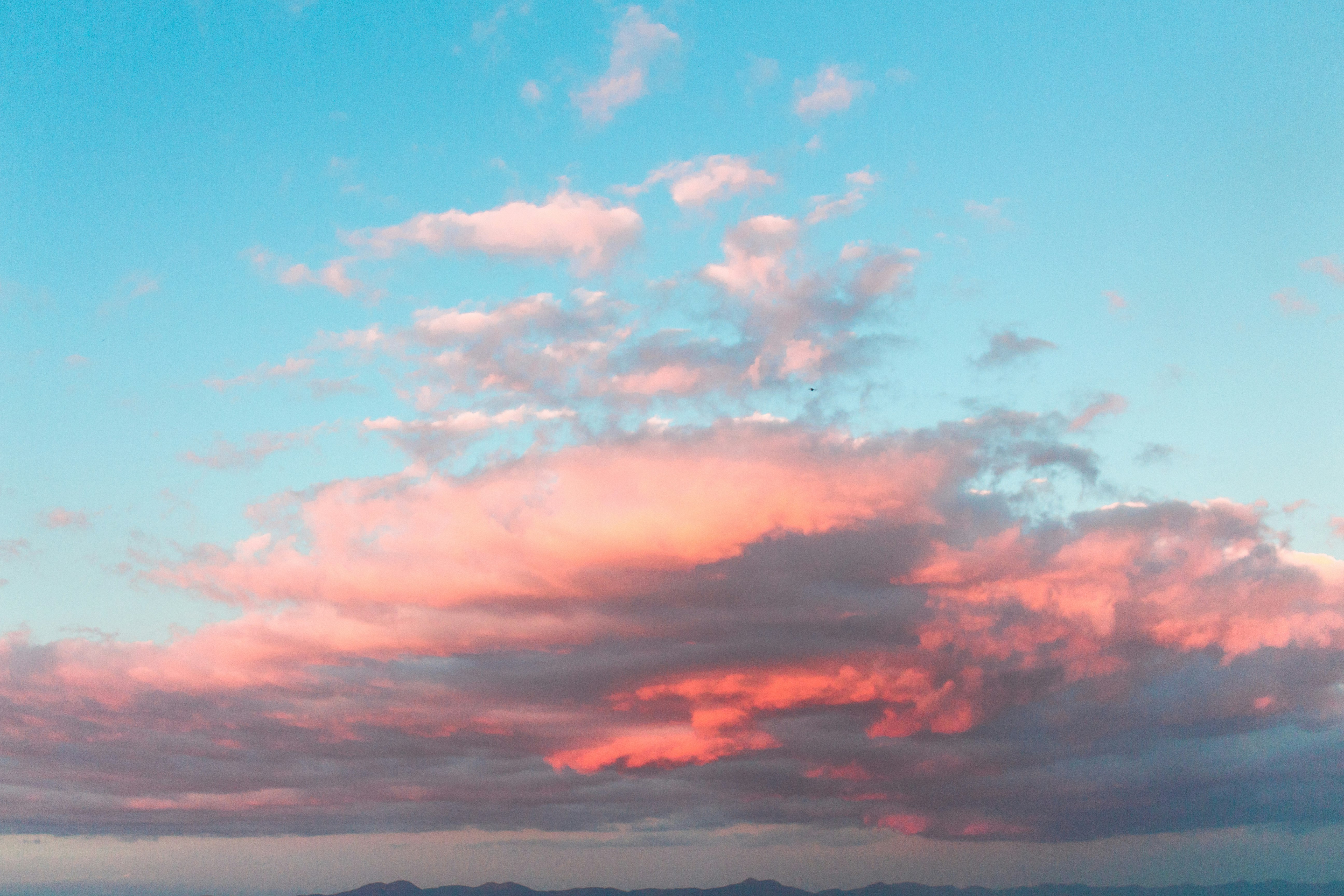 photo of cumulus clouds